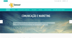 Desktop Screenshot of comsut.com.br